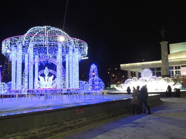 Новогоднее настроение в&nbsp;Красноярске. Часть 1