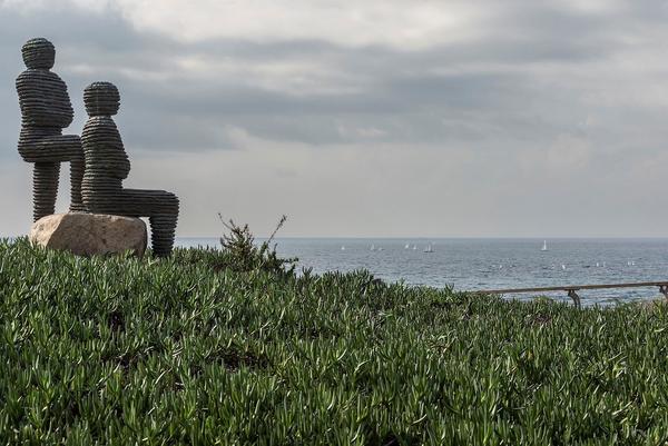 Тель Авив зимой.