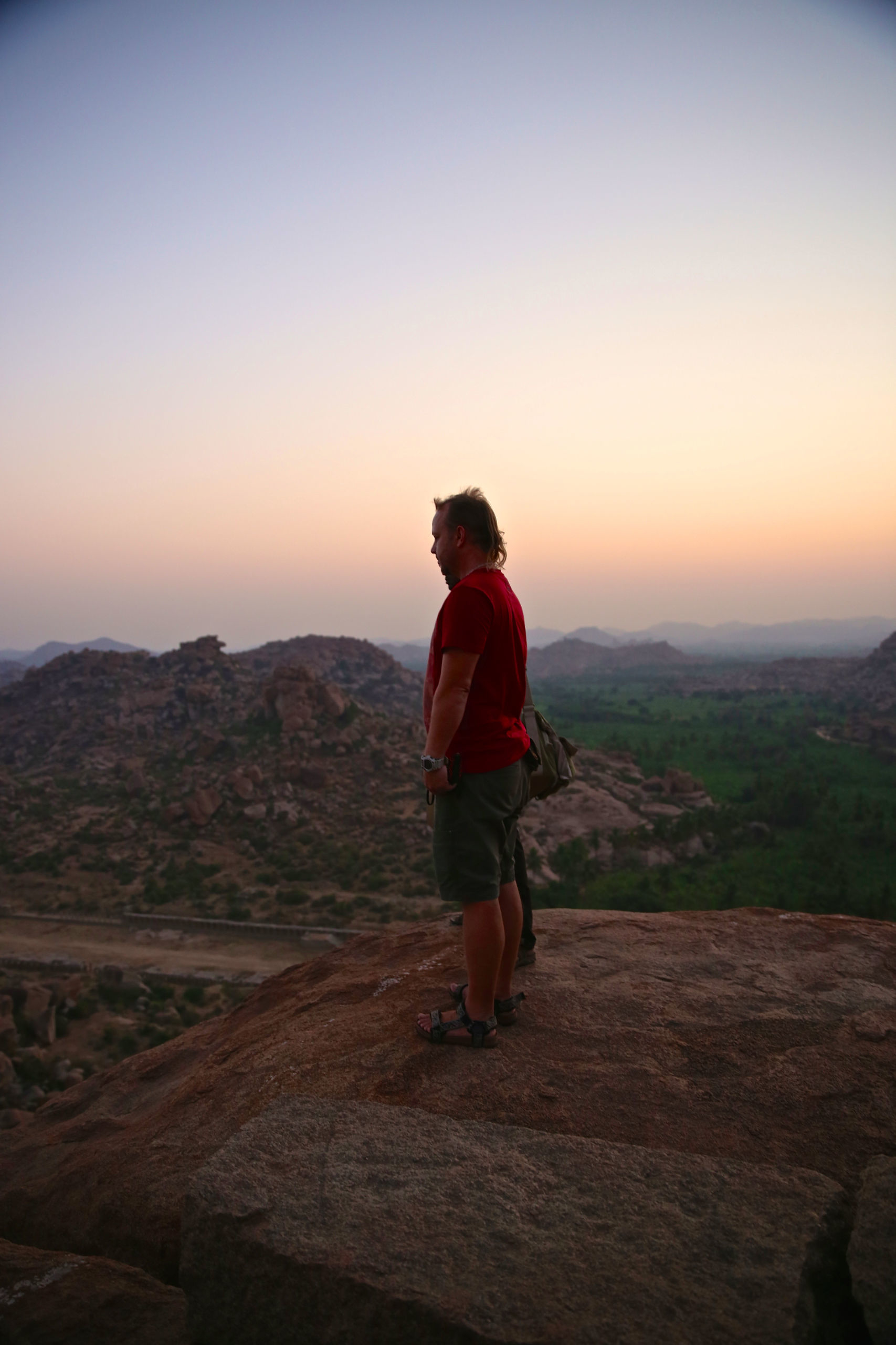 Встреча рассвета на горе Матанги. Хампи день 2