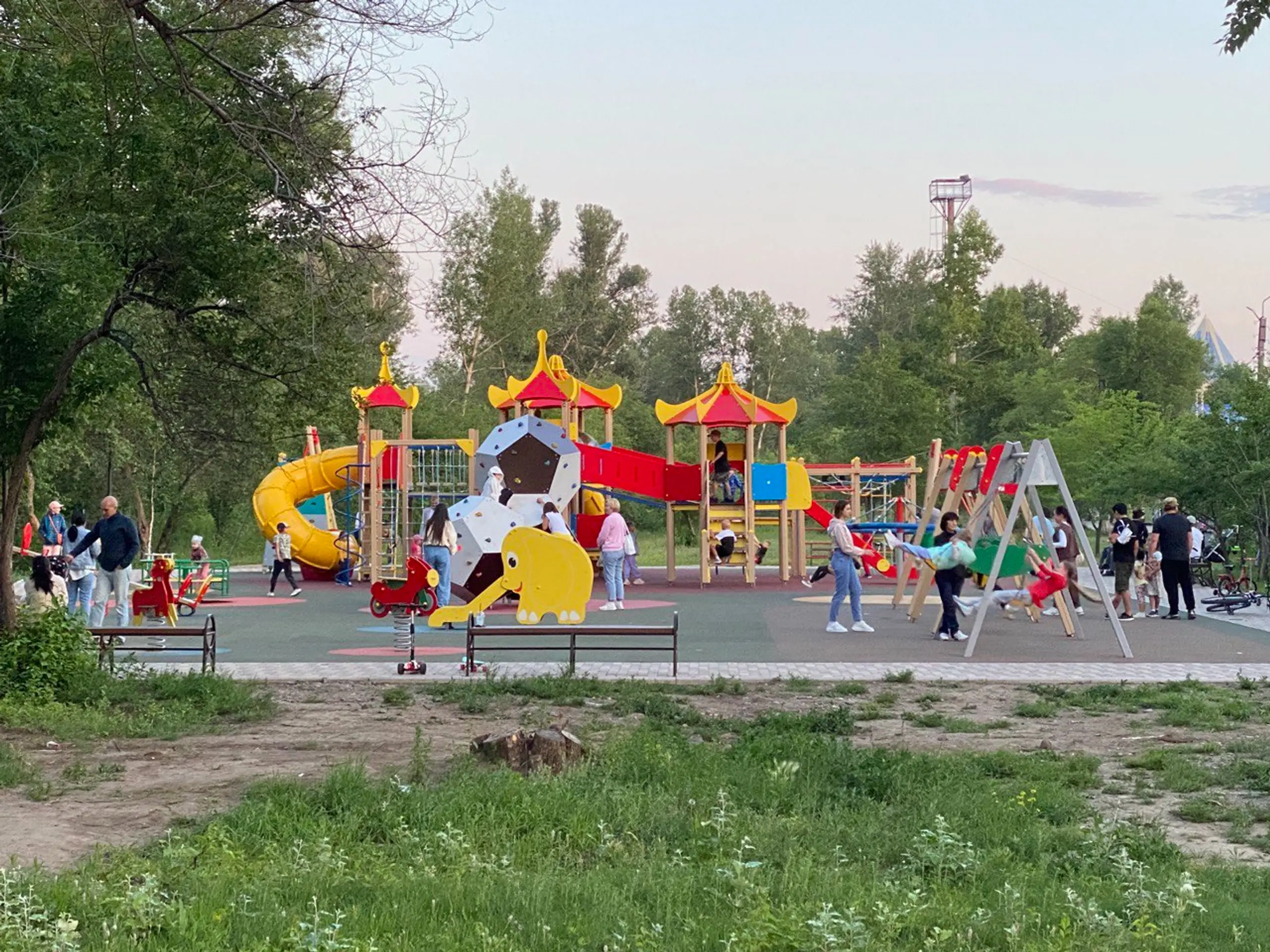 Прогулка по парку активного отдыха «Высотский» в Абакане
